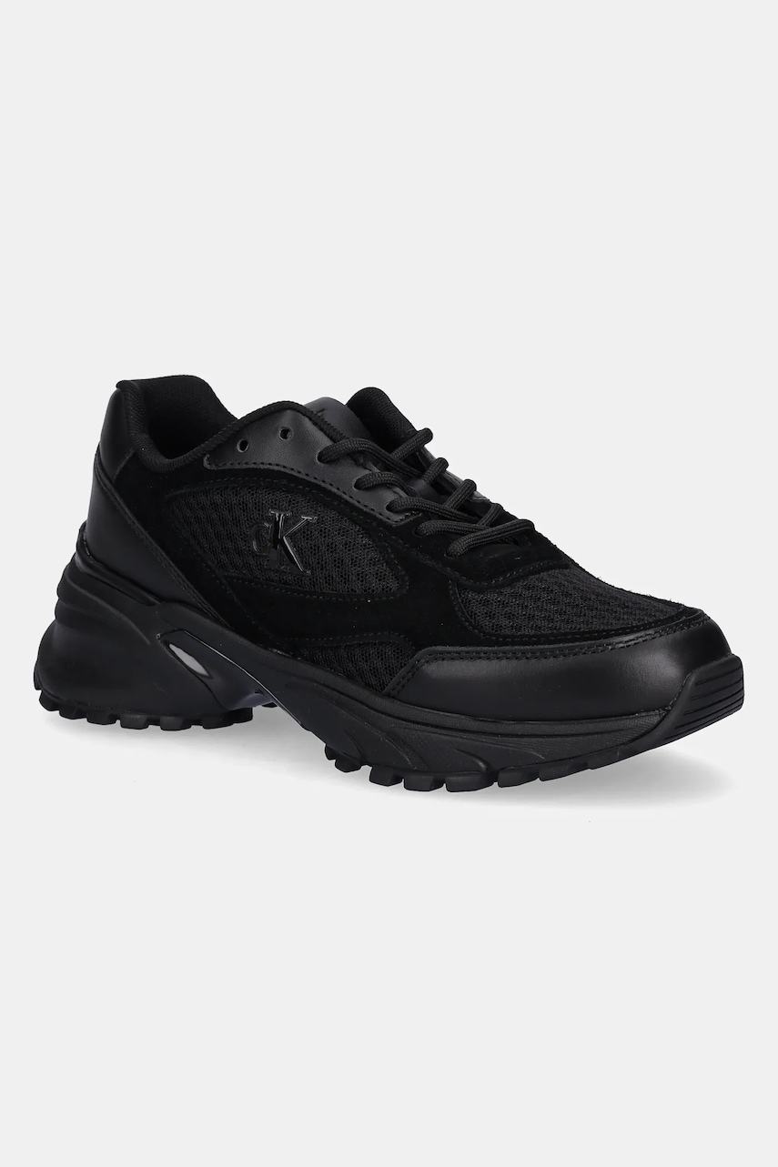 Levně Tenisky Calvin Klein HIKE RUNNER MESH MIX CK dámské, černá barva, YW0YW01994