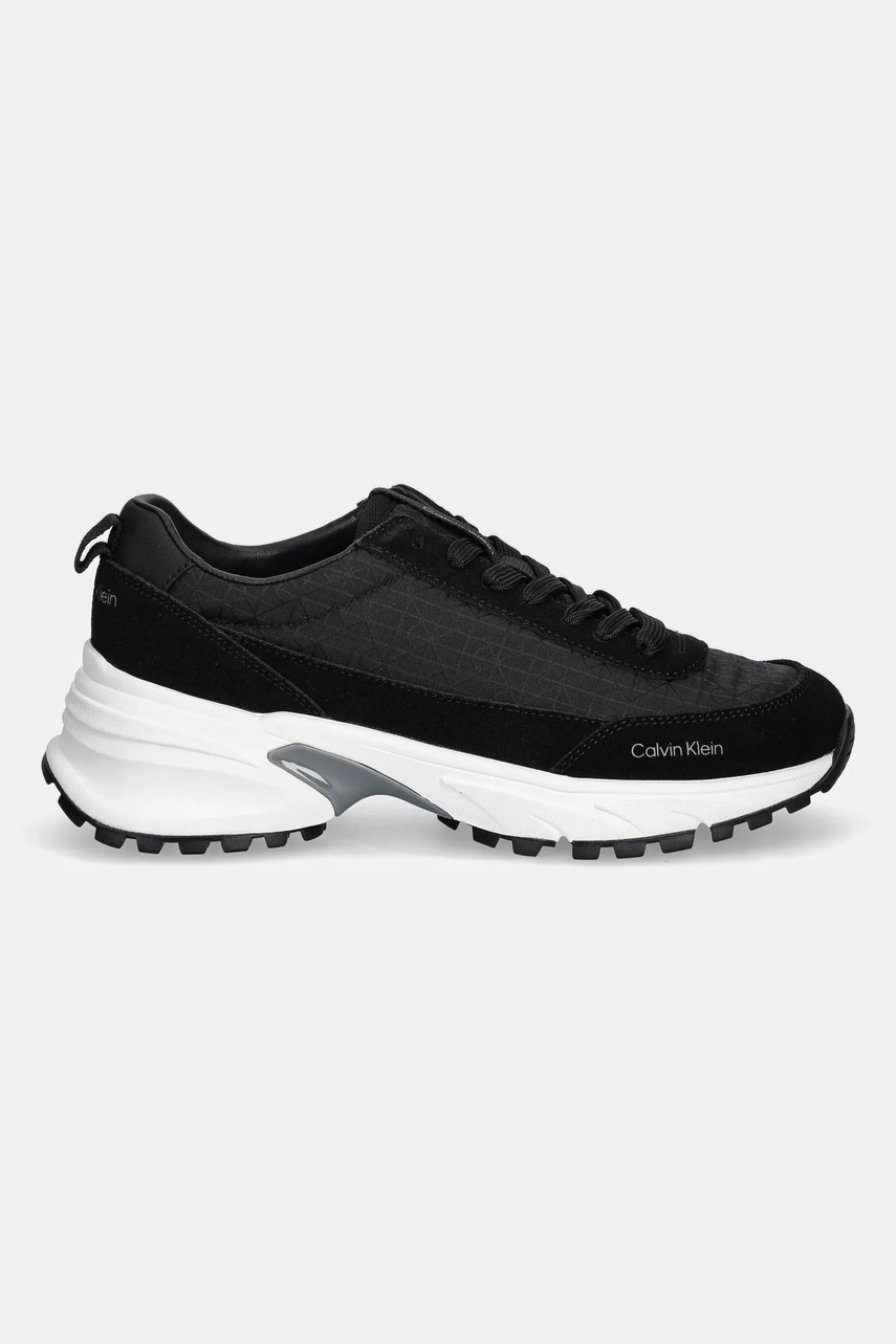 Кроссовки Calvin Klein HIKE RUNNER CASUAL NY-SU AOP цвет чёрный YW0YW01995