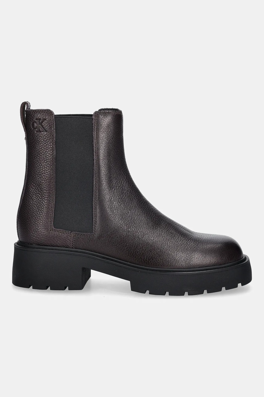 Δερμάτινες μπότες τσέλσι Calvin Klein CHUNKY CHELSEA BOOT LTH φωτογραφία