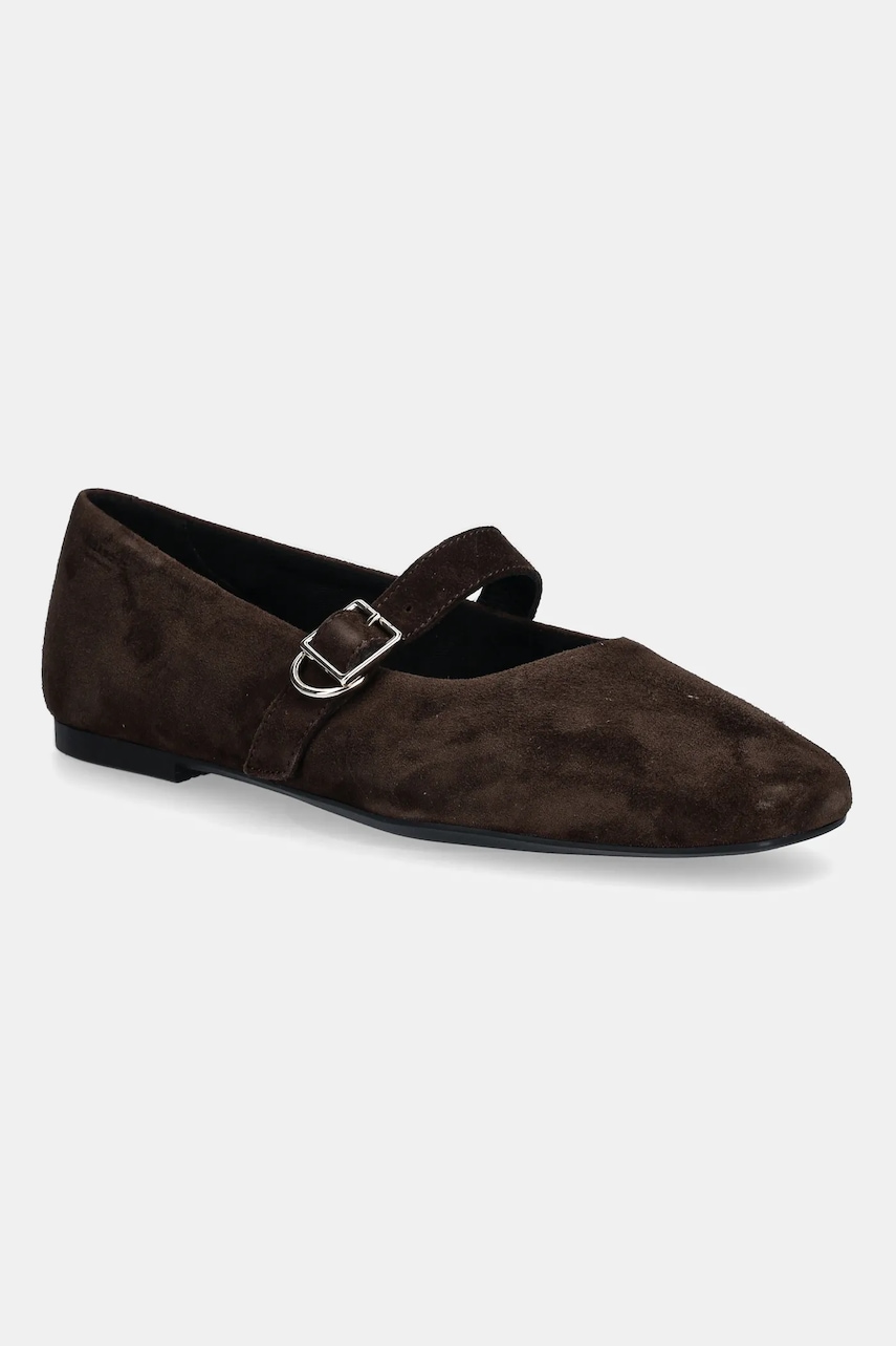 Vagabond Shoemakers balerini din piele întoarsă JOLIN culoarea maro, 5608-040-32