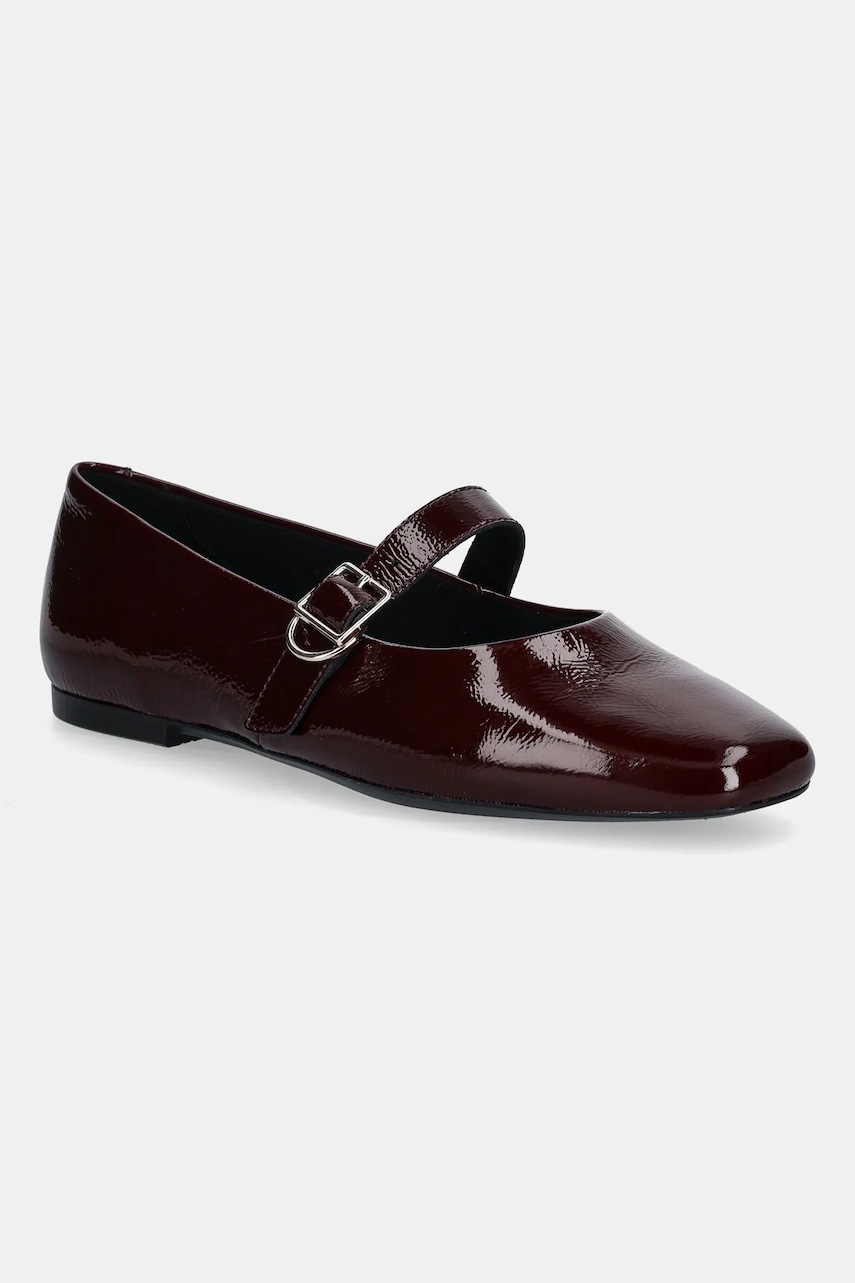 Vagabond Shoemakers balerini de piele JOLIN culoarea bordo, 5608-060-38