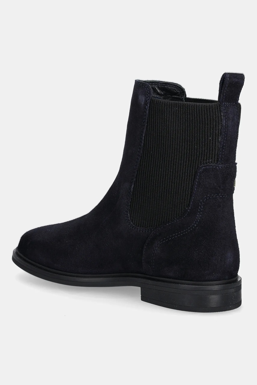 Σουέτ μπότες τσέλσι Tommy Hilfiger FLAG SUEDE CHELSEA BOOT γυναικείες, χρώμα: ναυτικό μπλε, FW0FW08780 φωτογραφία