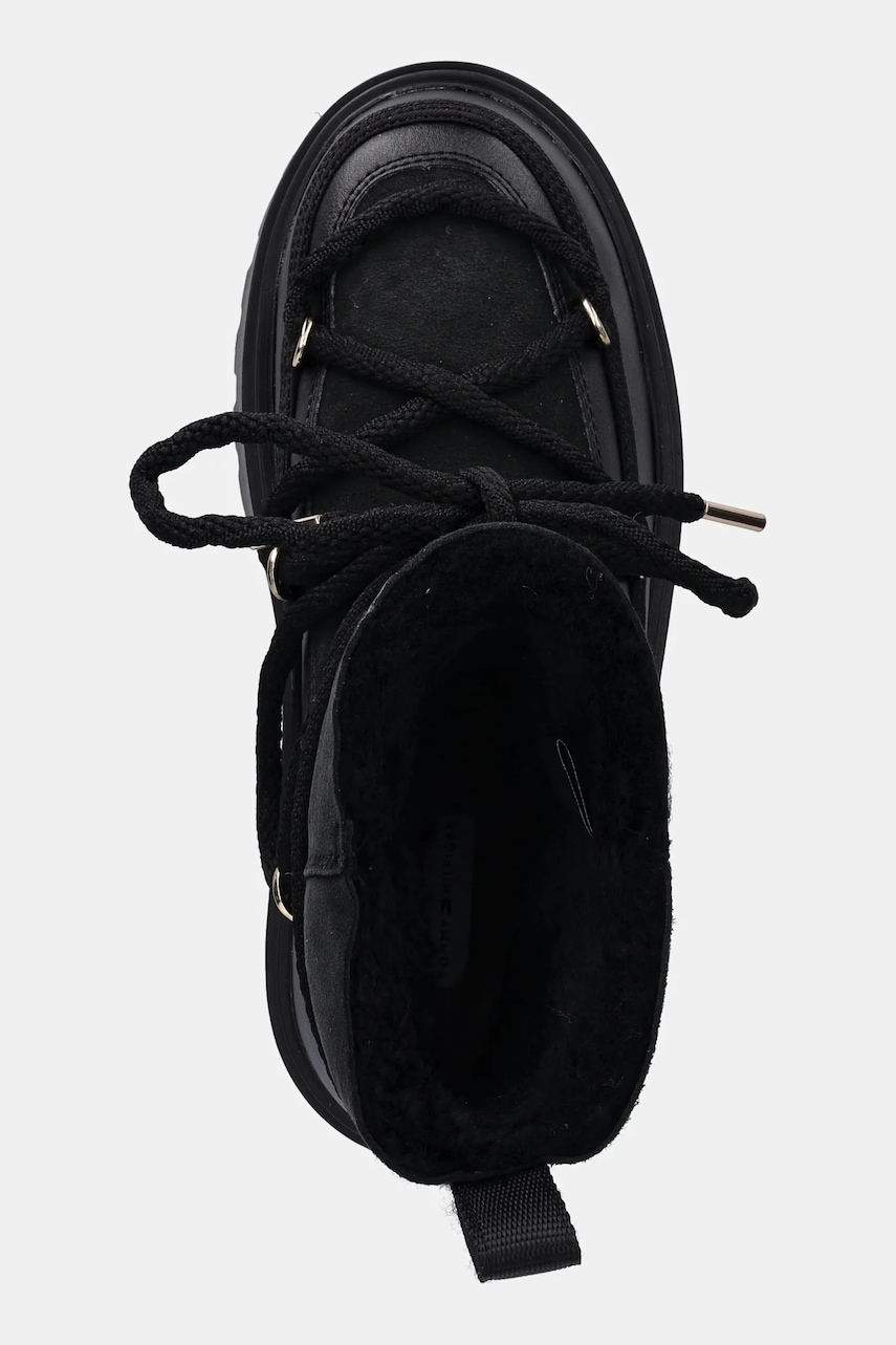 Snehule Tommy Hilfiger REAL SHEARLING LACEUP