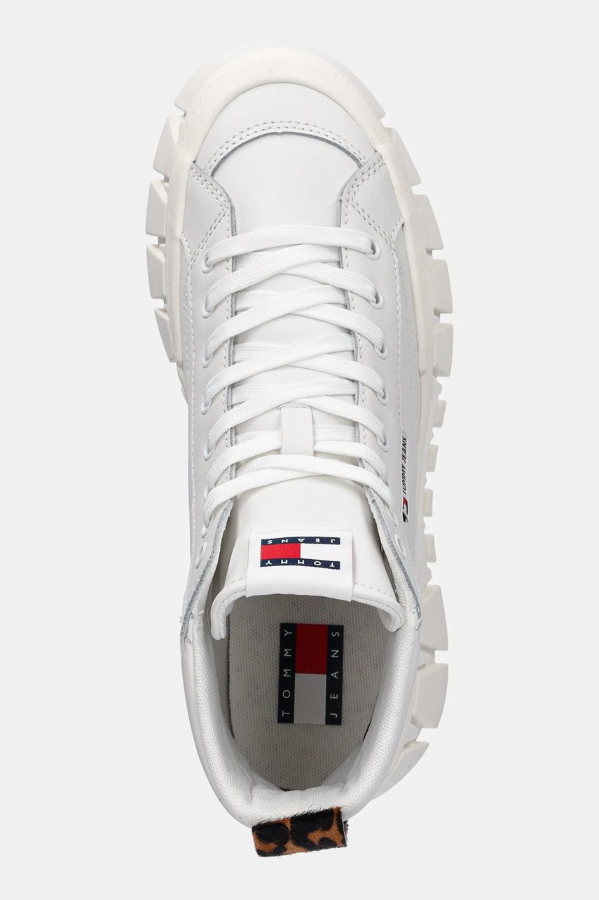 Kožené tenisky Tommy Jeans TJW VULC FLATFORM LEOPARD (obrázek 4)