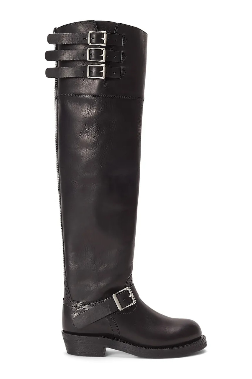 Polo Ralph Lauren kozaki skórzane Biker Boot