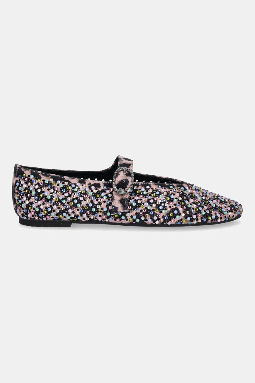 Замшевые балетки Kurt Geiger London Mayfair Ballet Flat цвет розовый  2656357289