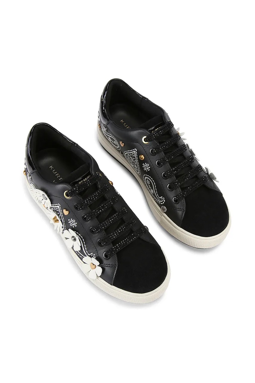 Кроссовки Kurt Geiger London Laney Flower цвет чёрный 4367905109