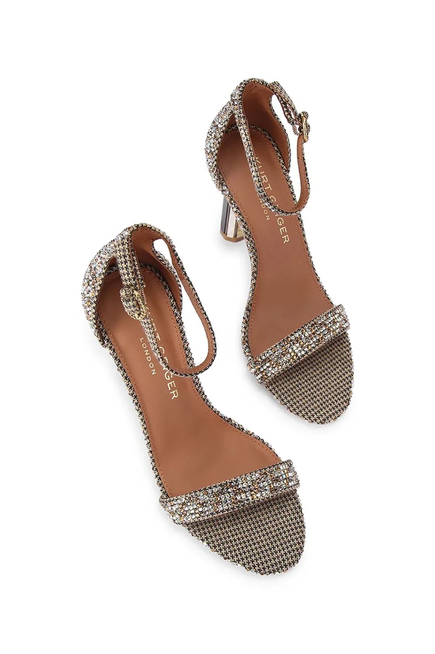Туфли Kurt Geiger London Perspex Heel Sandal цвет золотой 4726940609