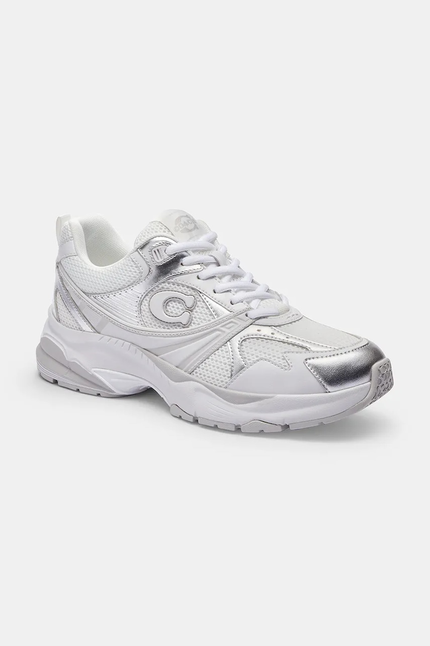 Кроссовки Coach Mesh Sneaker цвет серый CAQ29 Кроссовки Coach Mesh Sneaker цвет серый CAQ29