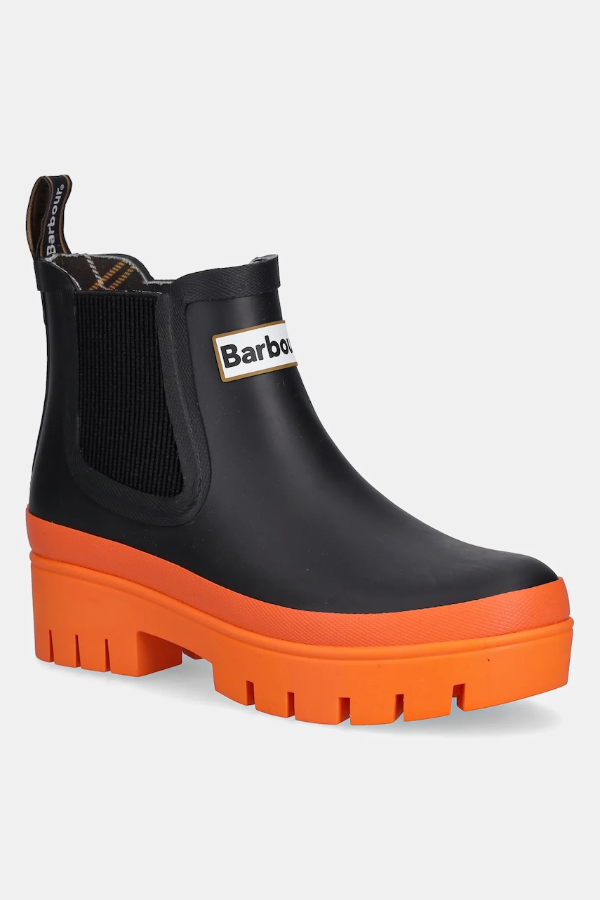 Barbour cizme Halton culoarea negru, LRF0100BK71