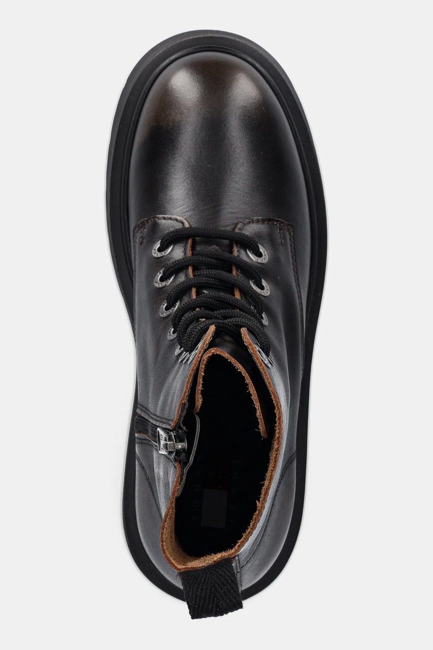 Δερμάτινα workers Tommy Jeans TJW CHUNKY RUGGED BOOT φωτογραφία