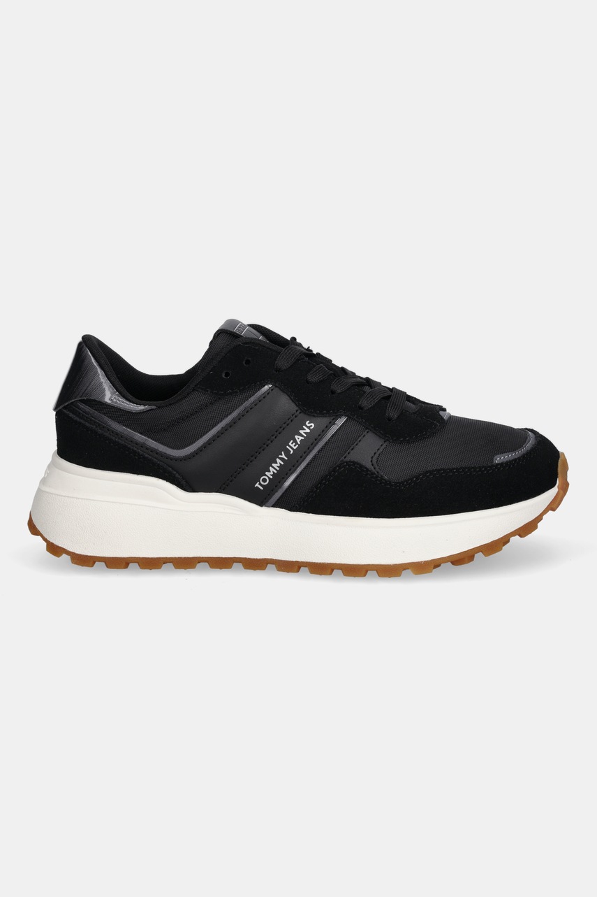 Кроссовки Tommy Jeans TJW CLEATED RUNNER цвет чёрный EN0EN02861 Кроссовки Tommy Jeans TJW CLEATED RUNNER цвет чёрный EN0EN02861