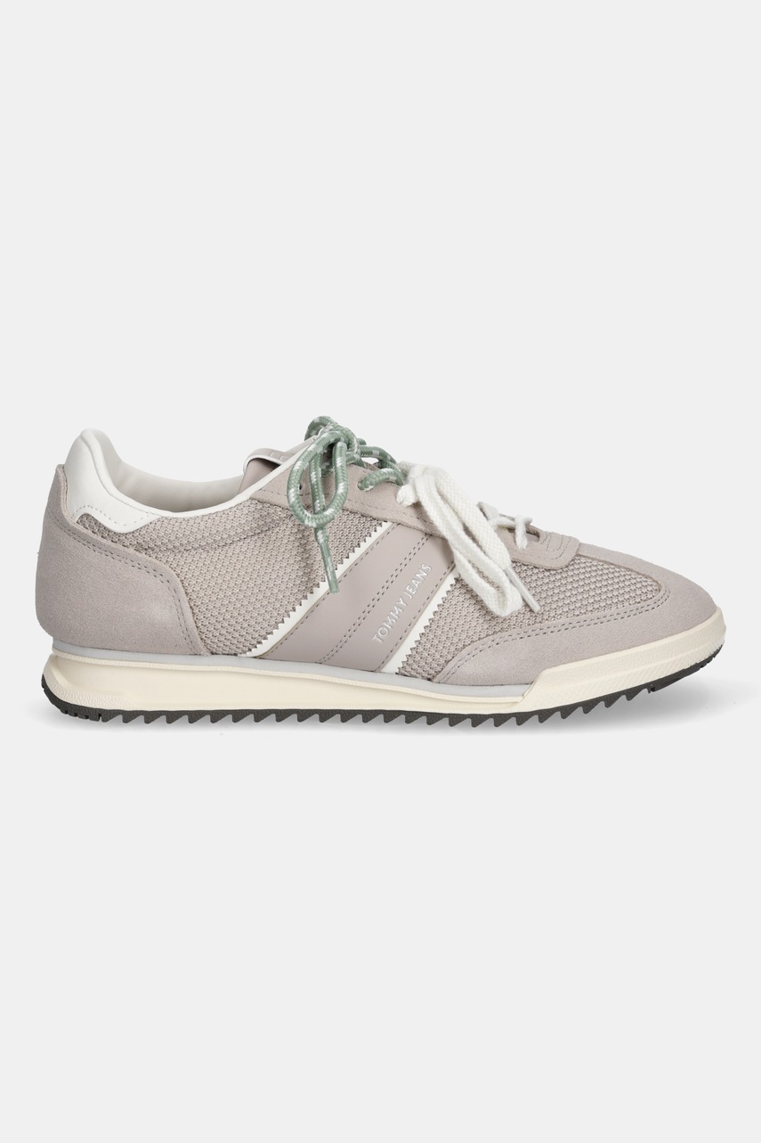 Кроссовки Tommy Jeans TJW LOW PROFILE RUNNER цвет бежевый EN0EN02862 Кроссовки Tommy Jeans TJW LOW PROFILE RUNNER цвет бежевый EN0EN02862