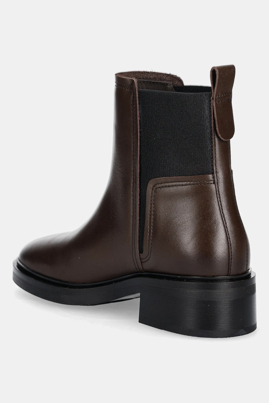 Kožené kotníkové boty Tommy Hilfiger TH MINIMAL LEATHER CHELSEA (obrázek 3)