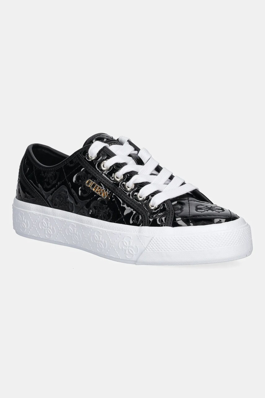 Levně Tenisky Guess JLOVE černá barva, FLTJLV FAL12