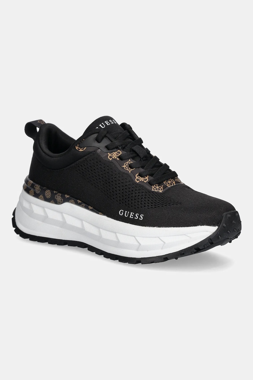 Levně Tenisky Guess RUNIT2 dámské, černá barva, FLTRT2 FAB12