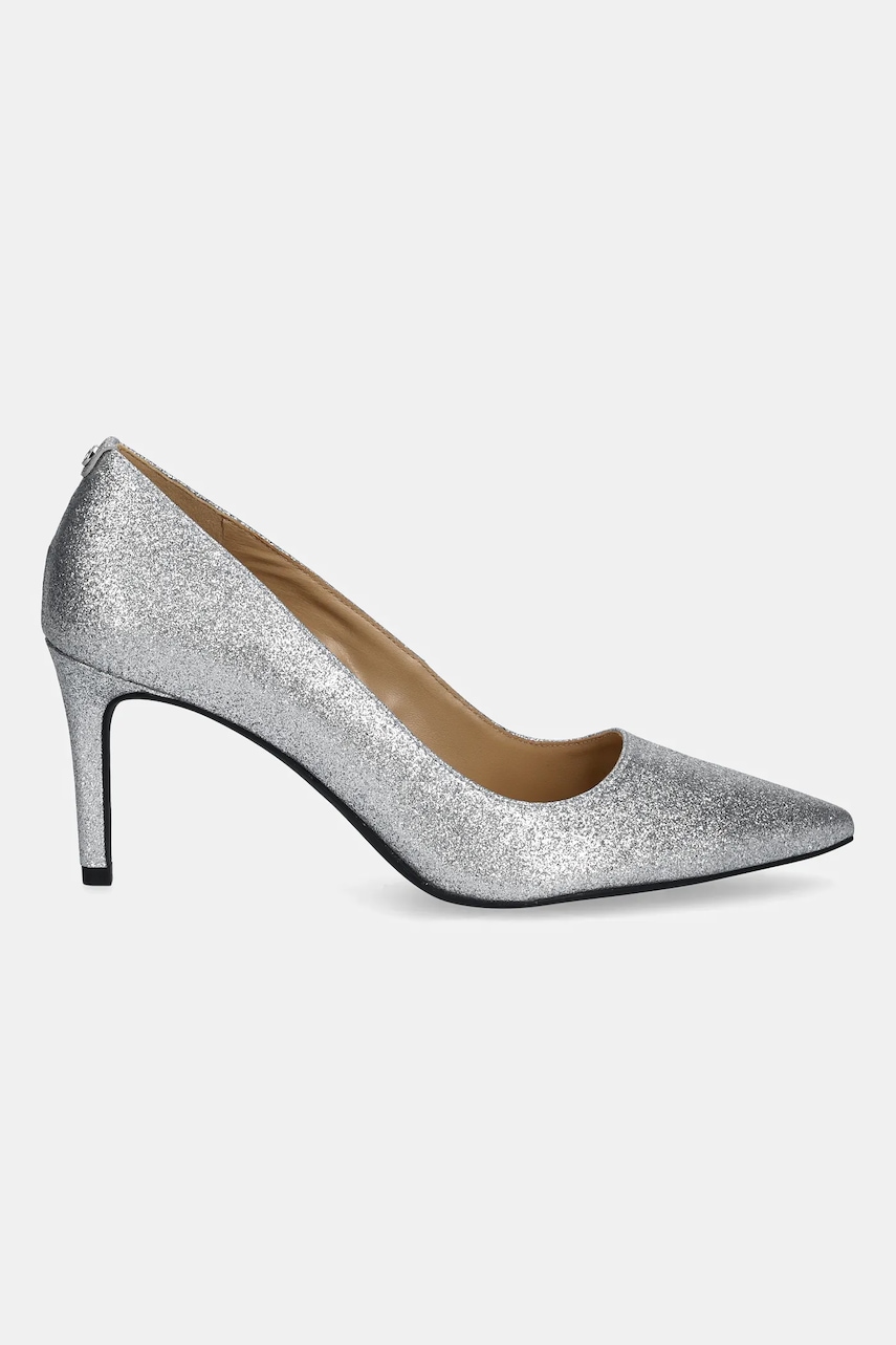 Кожаные туфли MICHAEL Michael Kors Alina цвет серебрянный 40S5HNMP1M.040 Кожаные туфли MICHAEL Michael Kors Alina цвет серебрянный 40S5HNMP1M.040