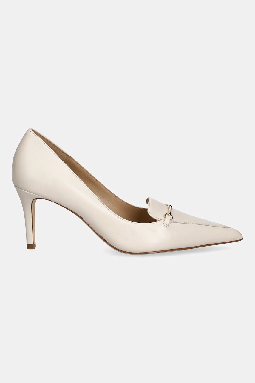 Кожаные туфли MICHAEL Michael Kors Lena цвет бежевый 40T5LEMP1L.289 Кожаные туфли MICHAEL Michael Kors Lena цвет бежевый 40T5LEMP1L.289