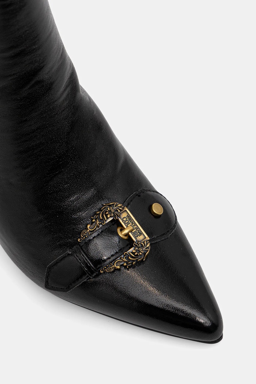 Μπότες Versace Jeans Couture χρώμα: μαύρο, 79VA3S58 ZSC35 899 φωτογραφία