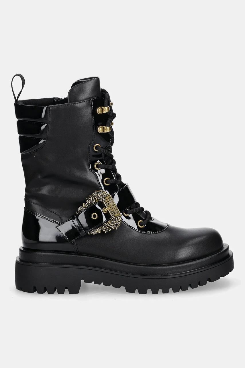 Полусапоги Versace Jeans Couture цвет чёрный на платформе 79VA3S67 71570 899