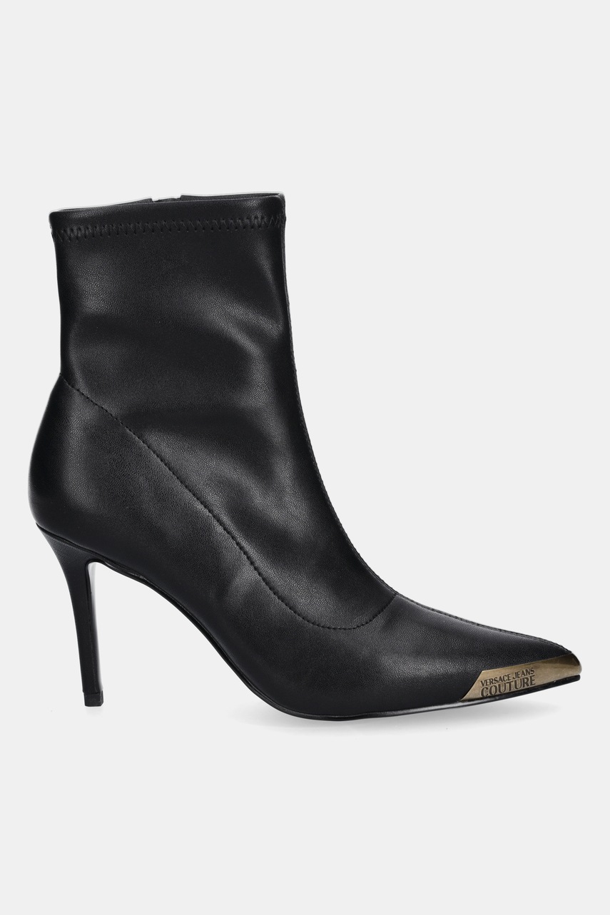 Полусапожки Versace Jeans Couture цвет чёрный на шпильке 79VA3S51 ZS901 899 Полусапожки Versace Jeans Couture цвет чёрный на шпильке 79VA3S51 ZS901 899