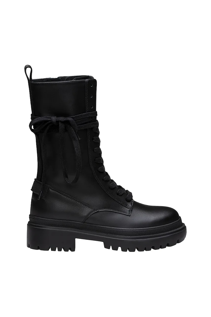 Bogner cizme de piele CHESA ALPINA L 9 A culoarea negru, cu toc plat, 22542701