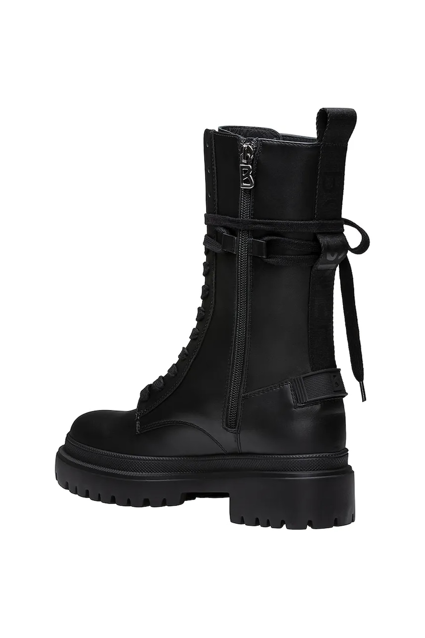 Кожаные полусапожки Bogner CHESA ALPINA L 9 A цвет чёрный на плоском ходу 22542701 Кожаные полусапожки Bogner CHESA ALPINA L 9 A цвет чёрный на плоском ходу 22542701