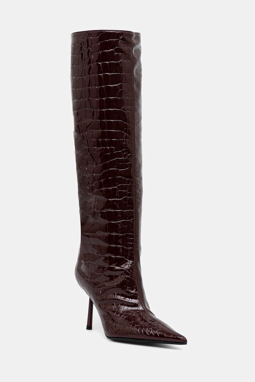 Le Silla cizme Stivale Bella culoarea bordo, cu toc cui, 4236C080BLPPLYL160