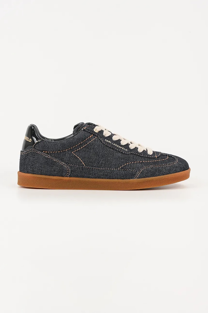 Karl Lagerfeld sneakers KANDIDATE culoarea albastru marin, KL63814