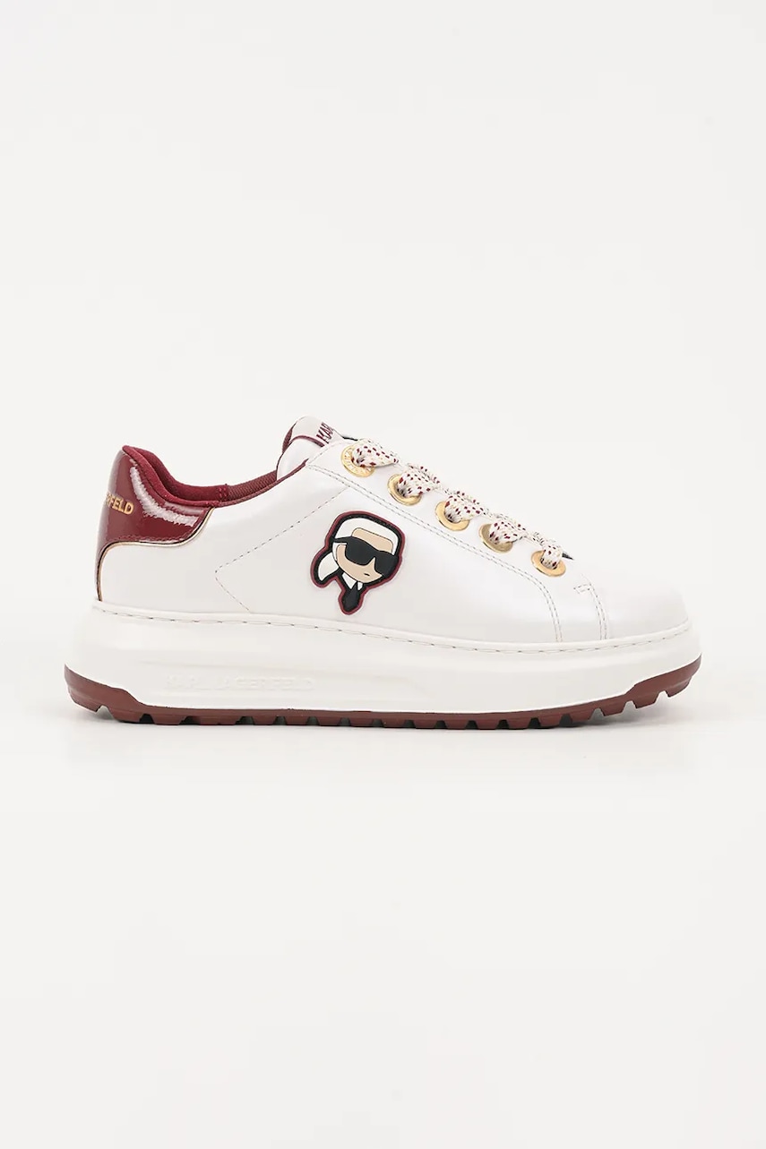 Karl Lagerfeld sneakers KAPRI LUG culoarea alb, KL67531