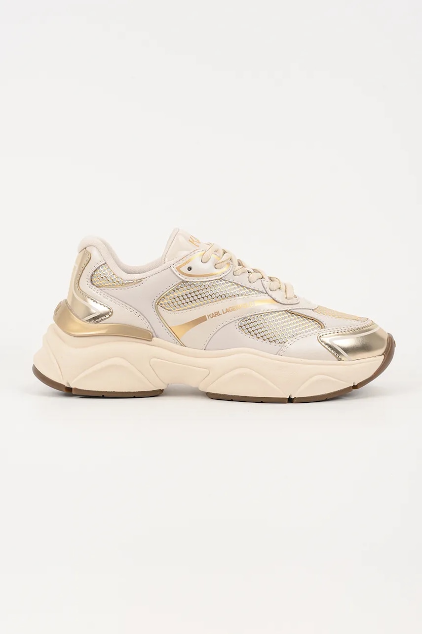 Karl Lagerfeld sneakers KOMET culoarea bej, KL65624M