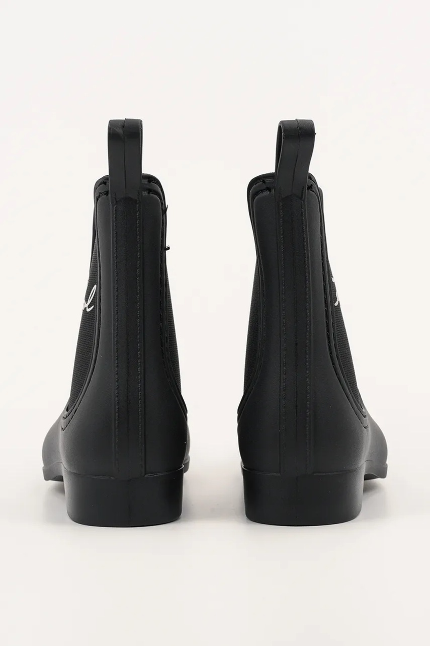 Γαλότσες Karl Lagerfeld KALOSH II χρώμα: μαύρο, KL94775 φωτογραφία