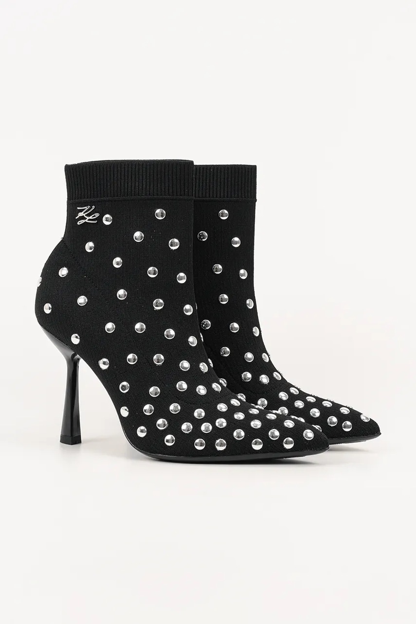 Полусапожки Karl Lagerfeld PANDARA цвет чёрный на шпильке KL31367