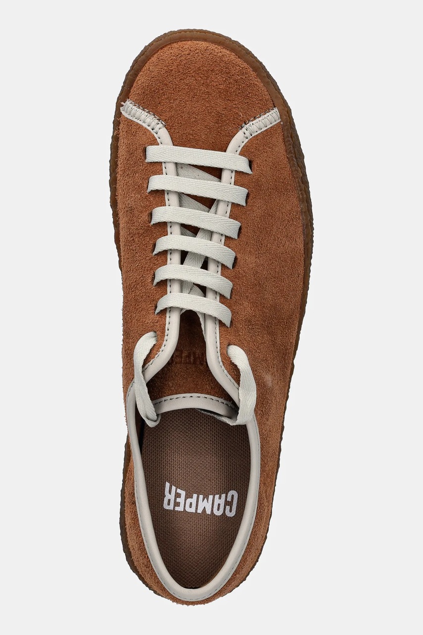 Σουέτ αθλητικά παπούτσια Camper Peu Terreno χρώμα: καφέ, K201824-003 φωτογραφία