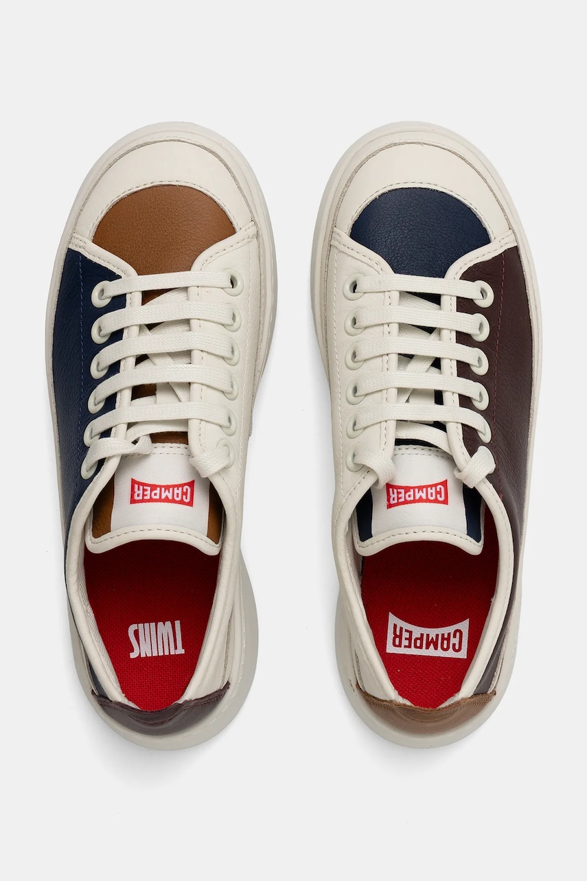 Camper sneakers din piele TWS culoarea bordo, K201626-018