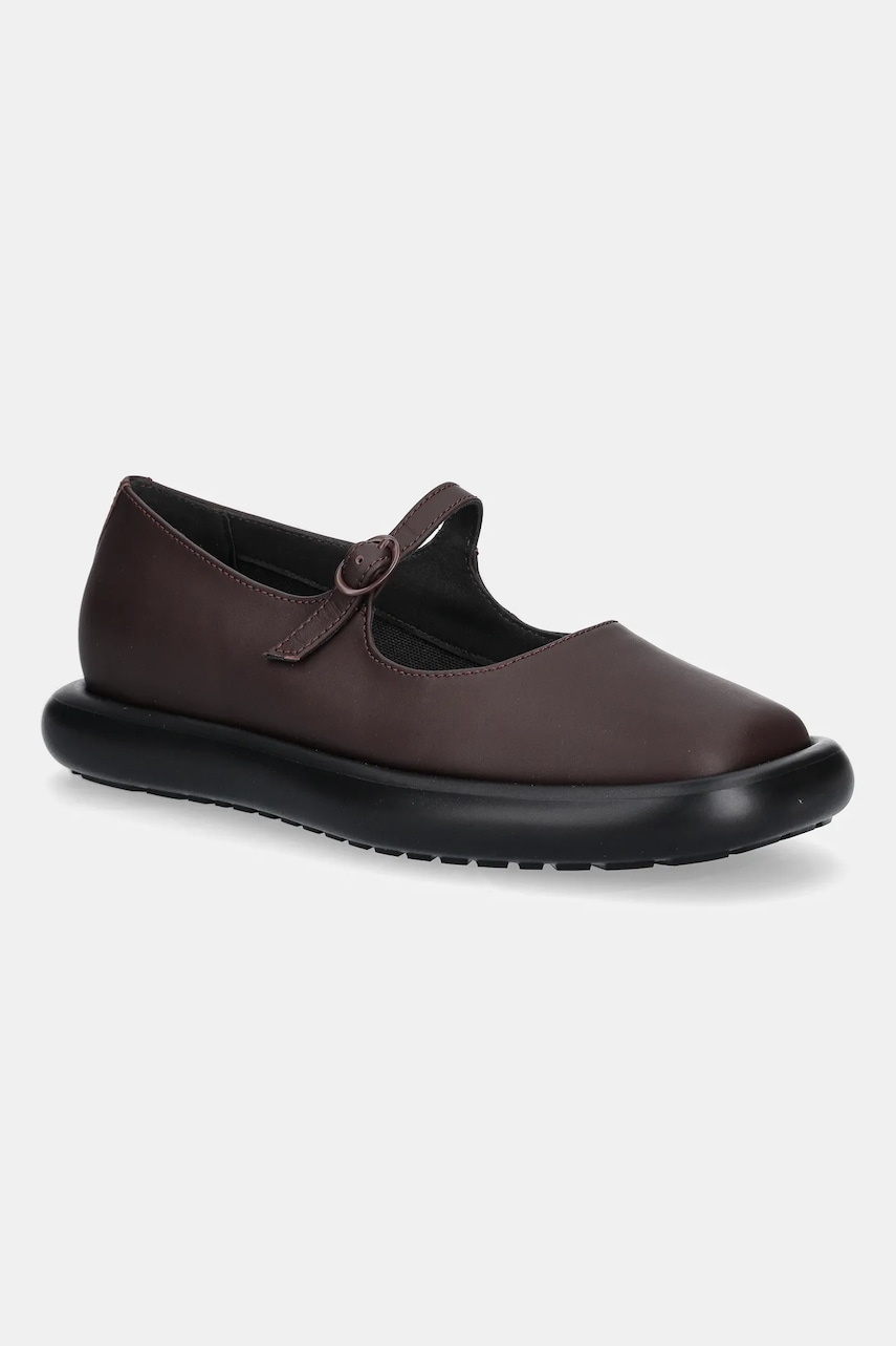 Camper balerini de piele Onda culoarea violet, K201809-002