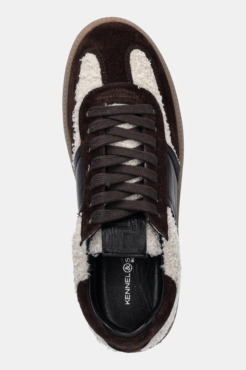 Σουέτ αθλητικά παπούτσια Kennel & Schmenger Pop χρώμα: καφέ, 61-22670.678 φωτογραφία