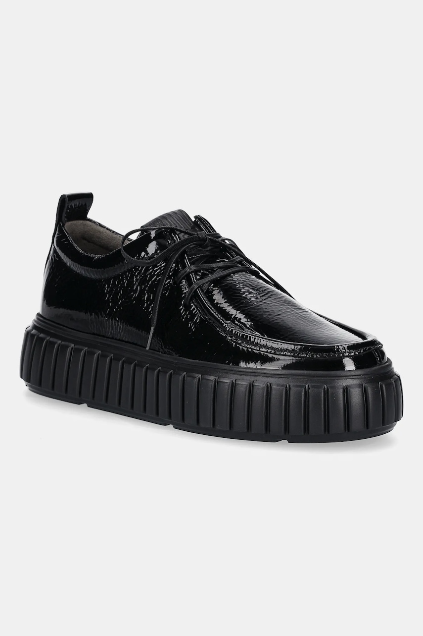 Kennel & Schmenger pantofi de piele Zap culoarea negru, cu platforma, 61-25170.450
