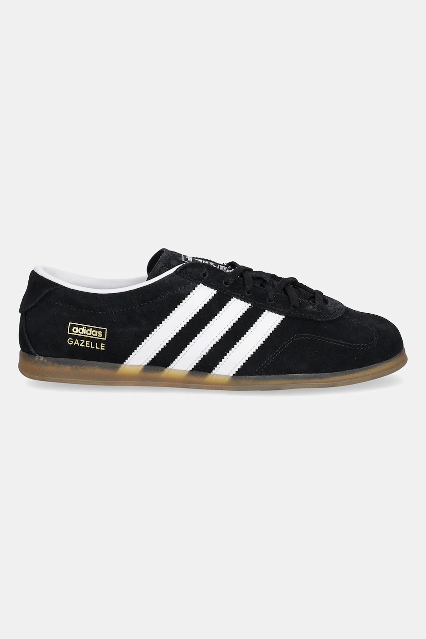 Замшевые кроссовки adidas Originals Gazelle Lo Pro цвет чёрный JR8886 Замшевые кроссовки adidas Originals Gazelle Lo Pro цвет чёрный JR8886