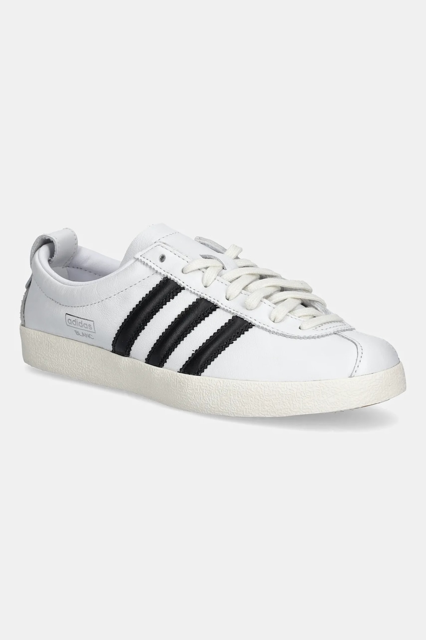 Levně Kožené tenisky adidas Originals Adidas Blanc dámské, bílá barva, JS1499