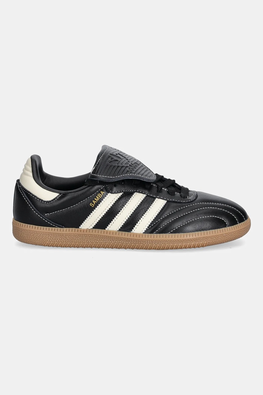 Кожаные кроссовки adidas Originals Samba LT цвет чёрный JS3937