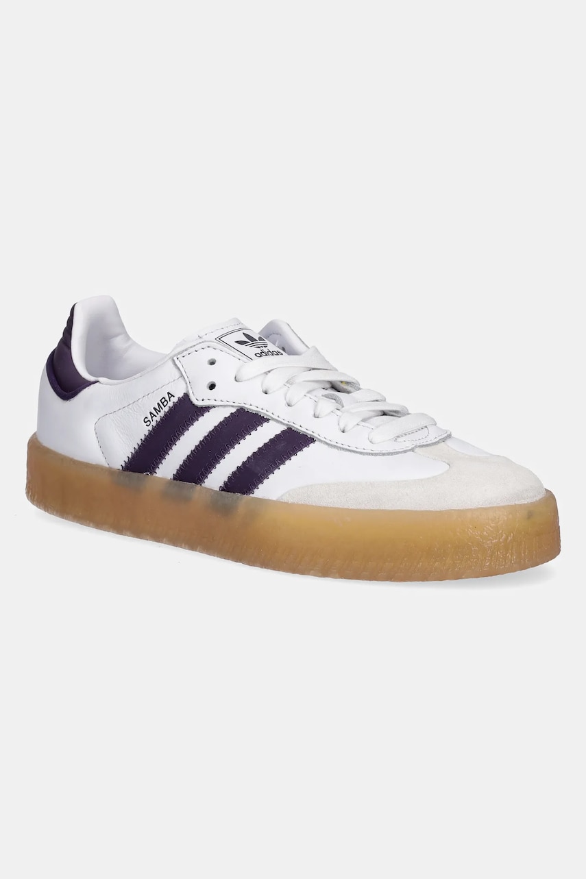 adidas Originals sneakers din piele Sambae culoarea alb, JS3941