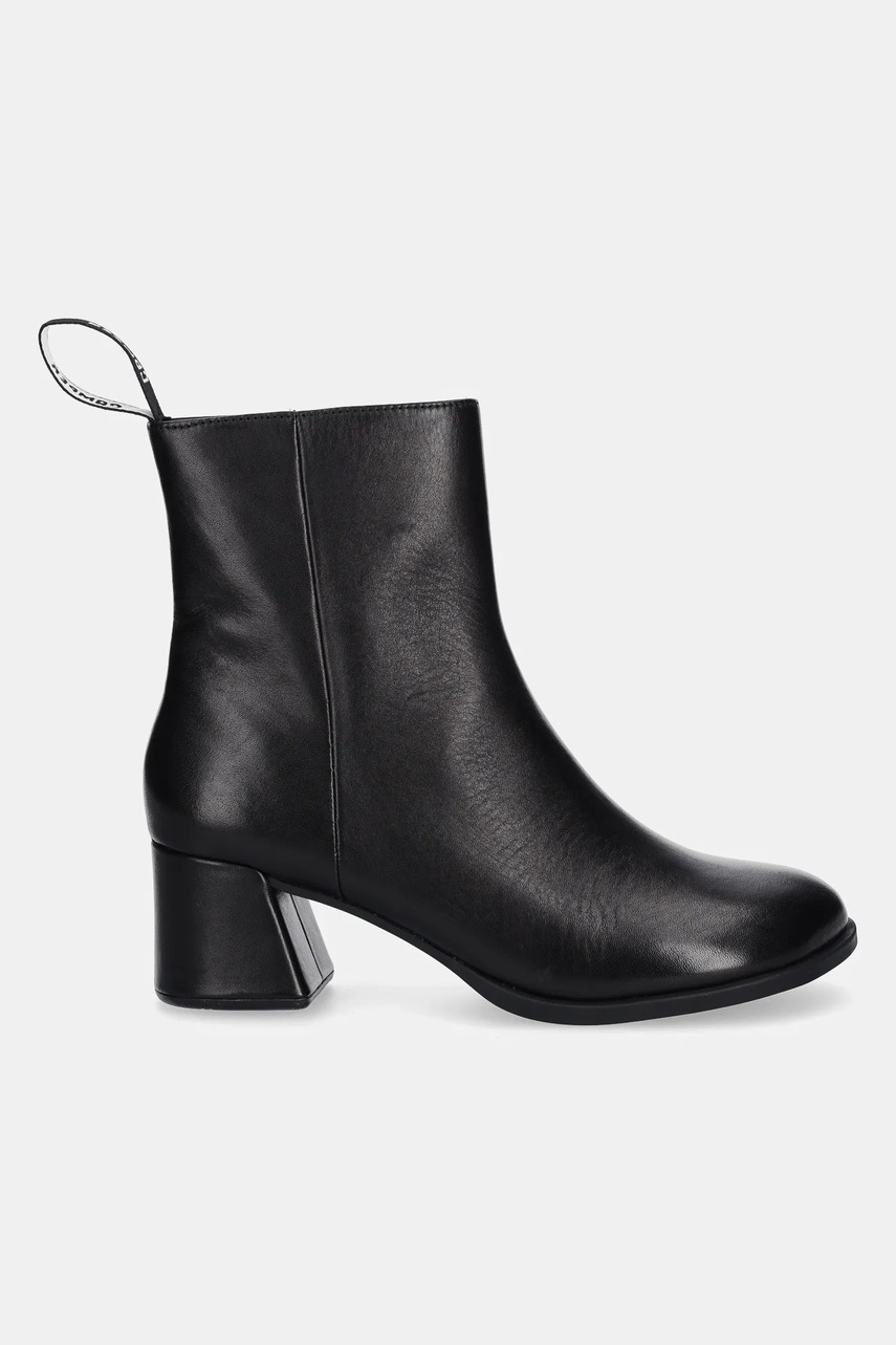 Δερμάτινες μπότες Camper Kora χρώμα: μαύρο, K400798-001 φωτογραφία