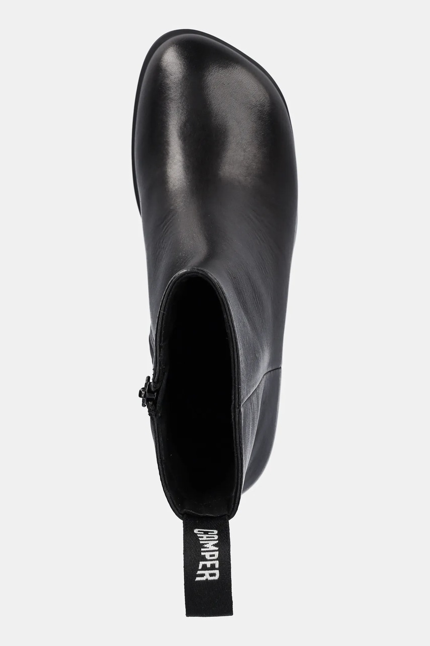 Δερμάτινες μπότες Camper Kora χρώμα: μαύρο, K400798-001 φωτογραφία
