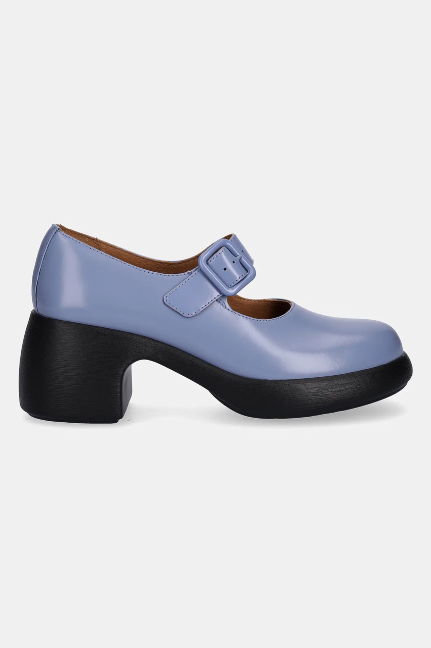 Кожаные туфли Camper Thelma II каблук кирпичик K201801-002