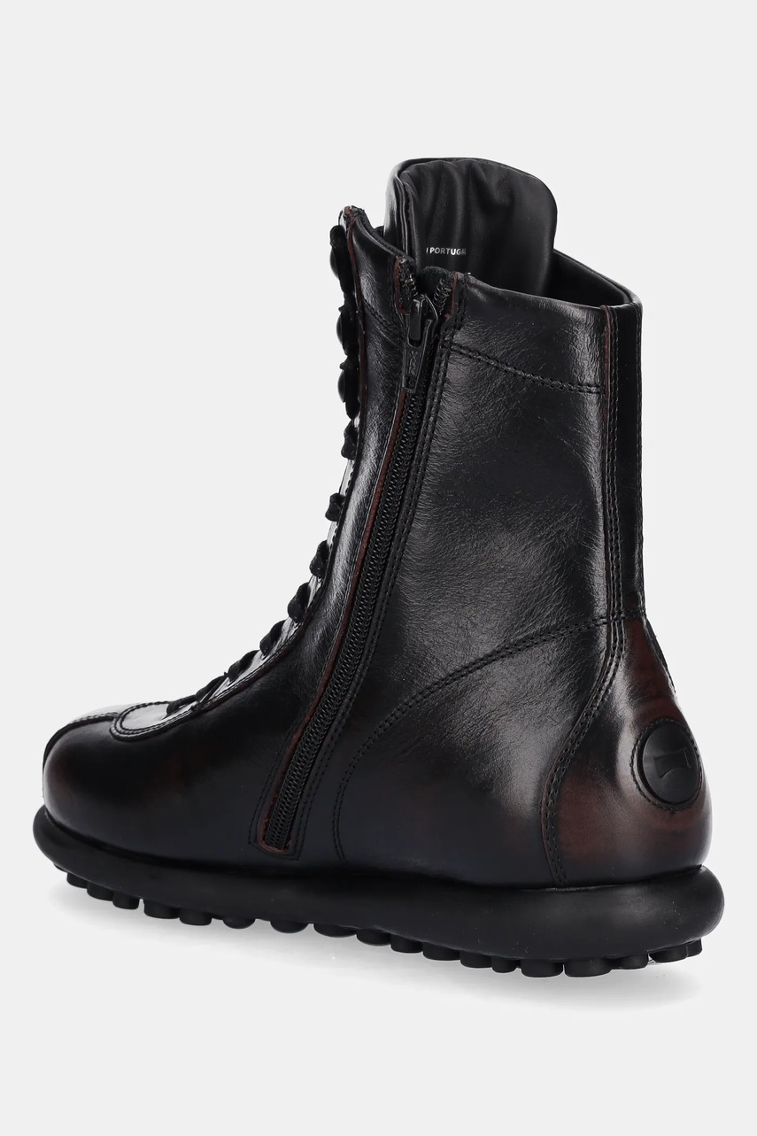 Δερμάτινες μπότες Camper Pelotas Ariel γυναικείες, χρώμα: μαύρο, 44695-089 φωτογραφία