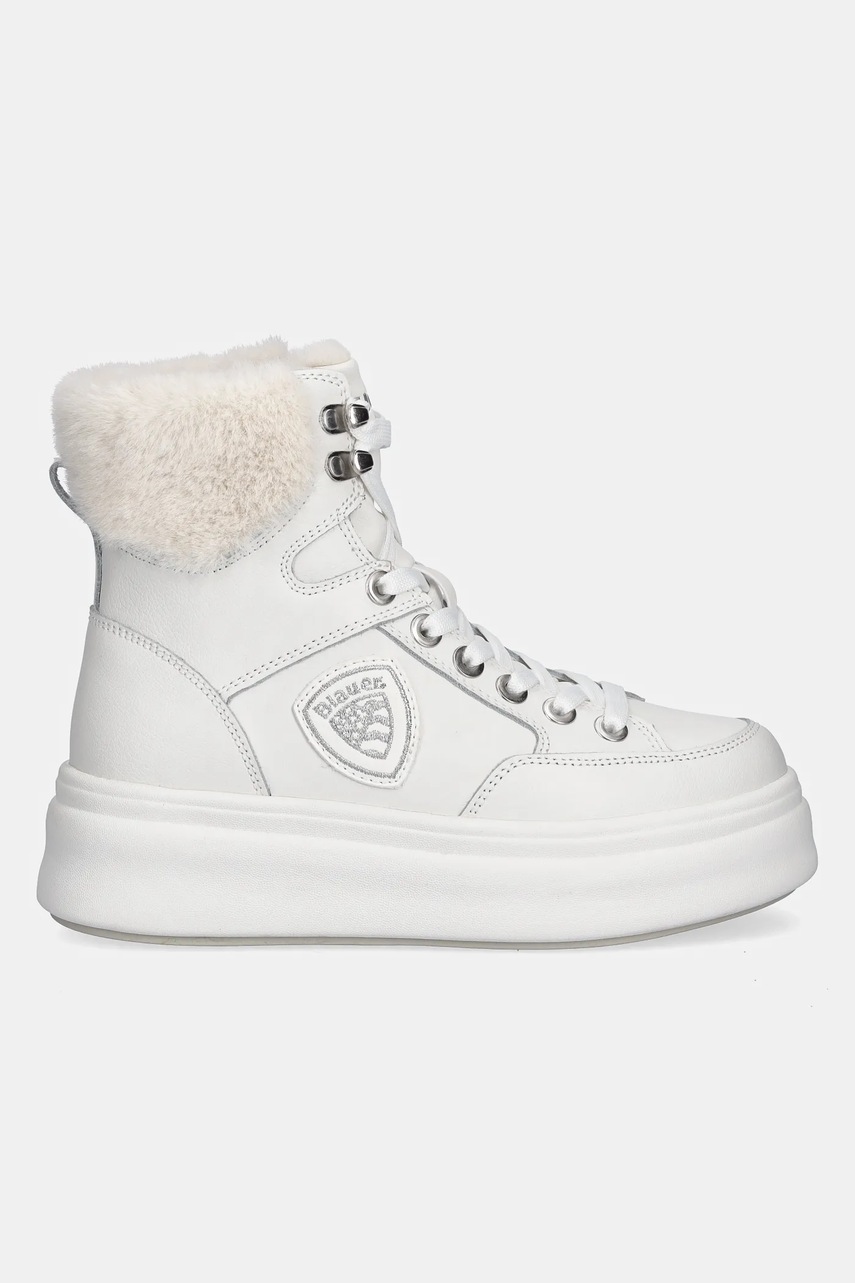 Полусапожки Blauer EMERY цвет белый на платформе с утеплением F5EMERY01/LEA