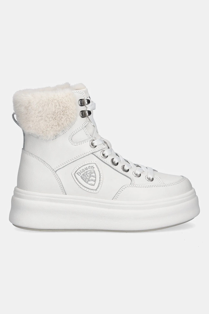 Полусапожки Blauer EMERY цвет белый на платформе с утеплением F5EMERY01/LEA Полусапожки Blauer EMERY цвет белый на платформе с утеплением F5EMERY01/LEA