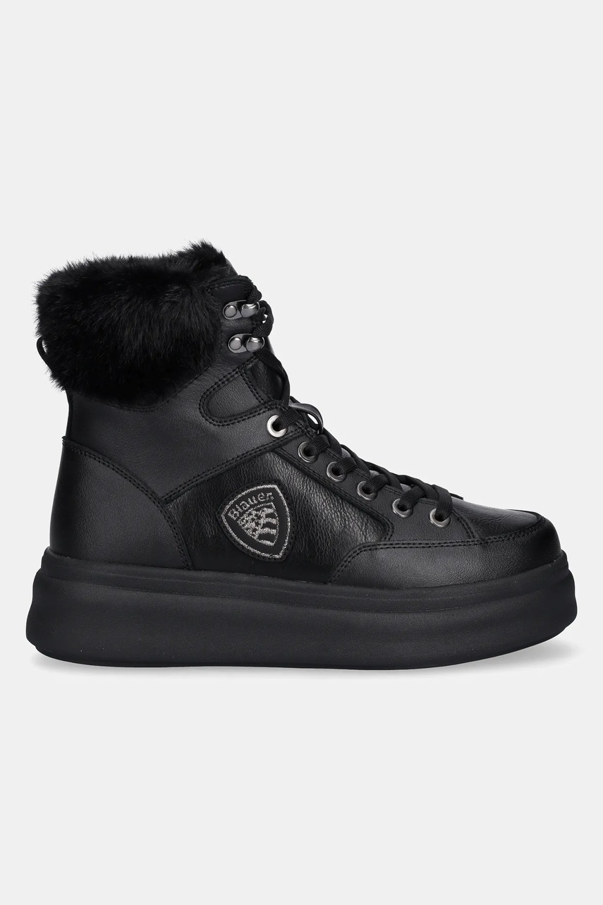 Полусапожки Blauer EMERY цвет чёрный на платформе с утеплением F5EMERY01/LEA Полусапожки Blauer EMERY цвет чёрный на платформе с утеплением F5EMERY01/LEA
