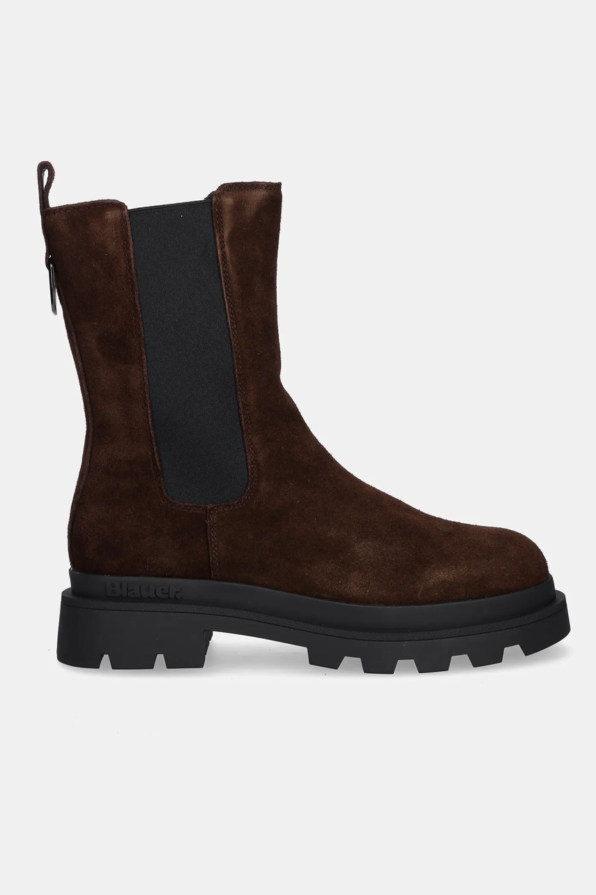 Замшевые ботинки Blauer KIMMEL цвет коричневый на платформе F5KIMMEL08/SUE
